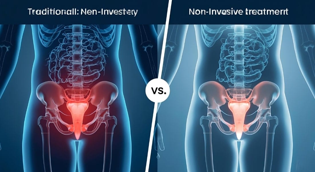 Traditional vs. Non-Invasive Treatments