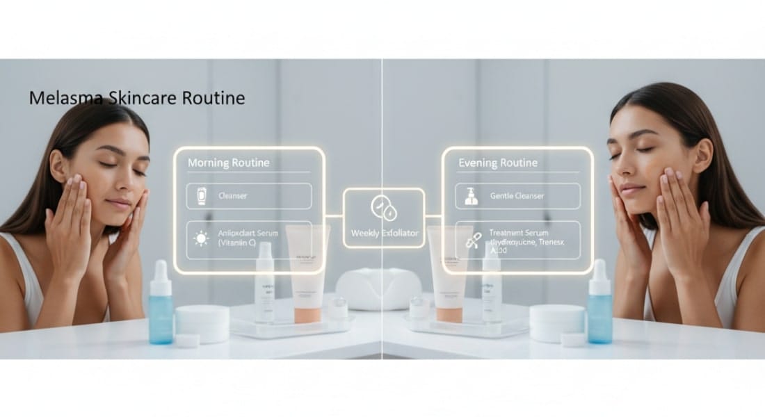 melasma skincare routine